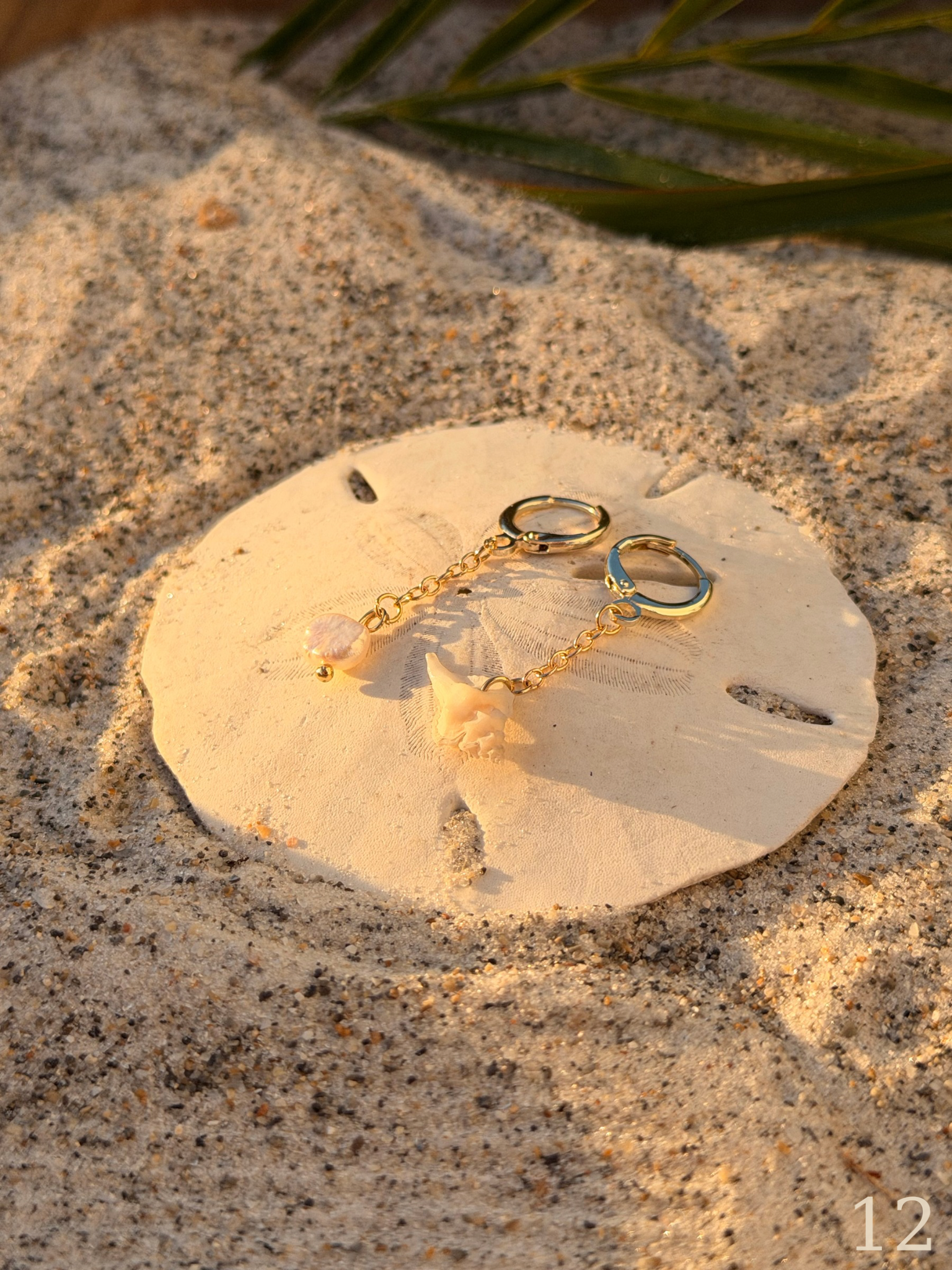 Nami Shoreline Earrings - Coastal Shell & Pearl Beach Jewelry
