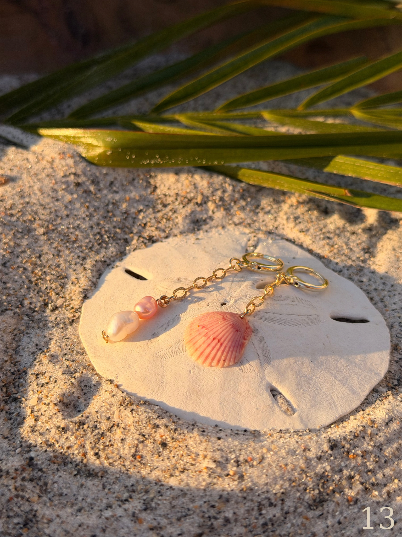 Nami Shoreline Earrings - Coastal Shell & Pearl Beach Jewelry