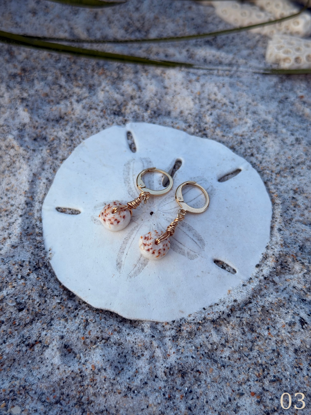 Koa - Puka Shell Earrings - Beachy Coastal Shell Jewelry
