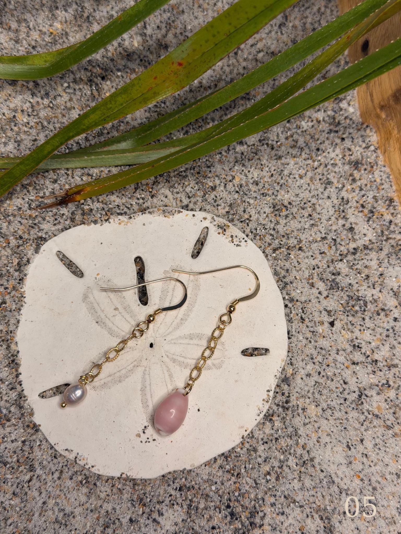 Nami Earrings – Minimal Coastal Ocean Dainty Hoops