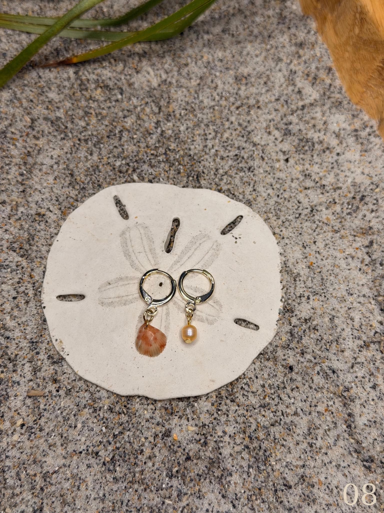 Nami Shoreline Earrings - Coastal Shell & Pearl Beach Jewelry