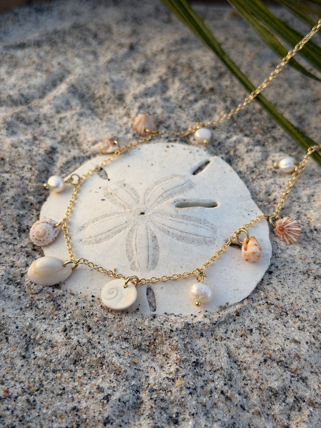 Laurel - Shell And Pearl Necklace - Coastal Beach Ocean Jewelry