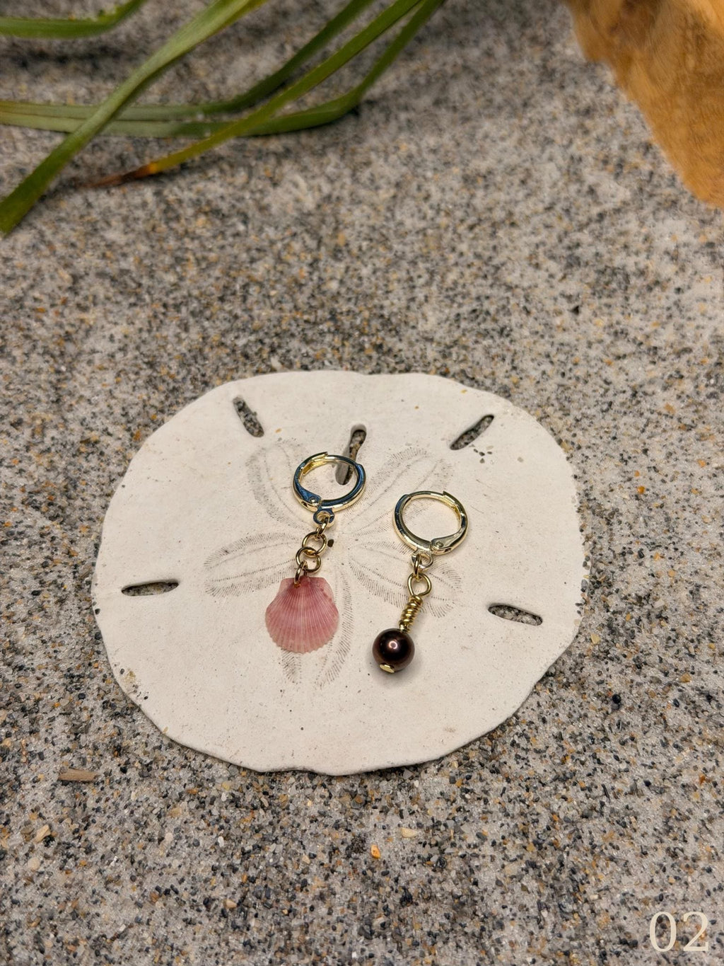 Nami Shoreline Earrings - Coastal Shell & Pearl Beach Jewelry