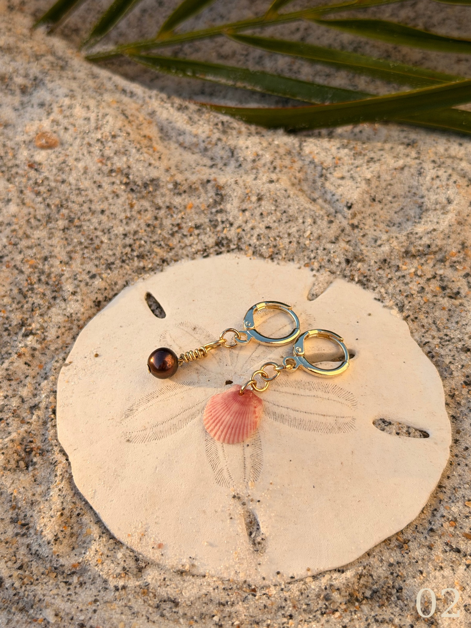 Nami Shoreline Earrings - Coastal Shell & Pearl Beach Jewelry