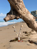 Cala – Low Tide Charm Necklace - Shell & Pearl Coastal Necklace