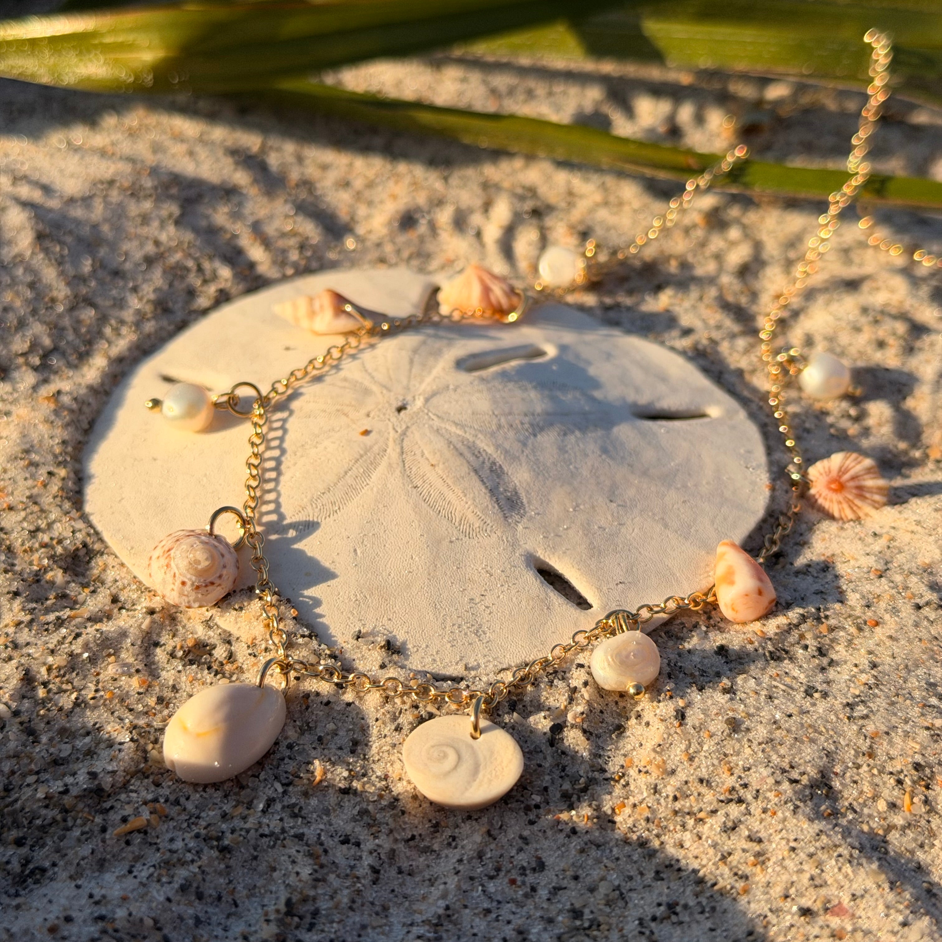 Laurel - Shell And Pearl Necklace - Coastal Beach Ocean Jewelry
