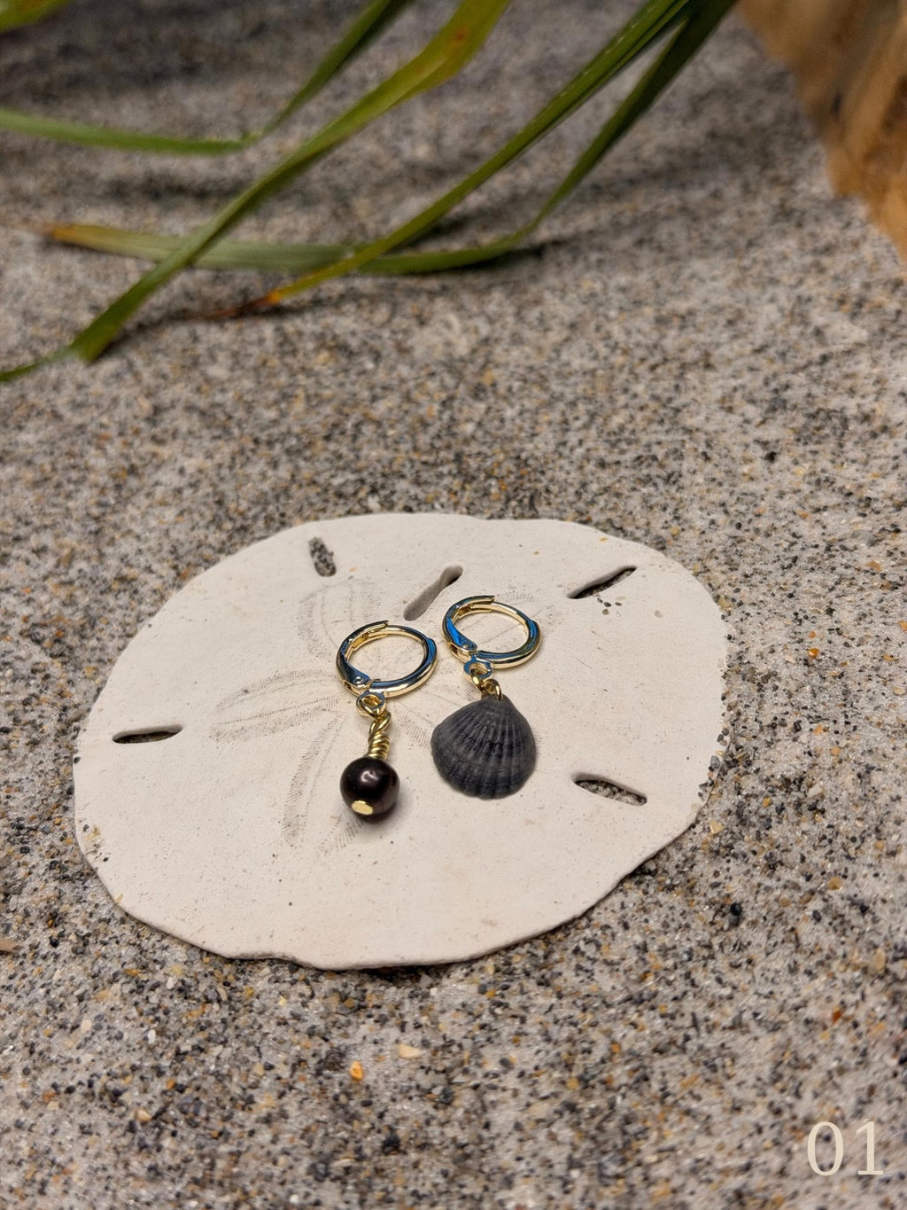 Nami Ocean Muse– Shell, Pearl And Shark Tooth Earrings