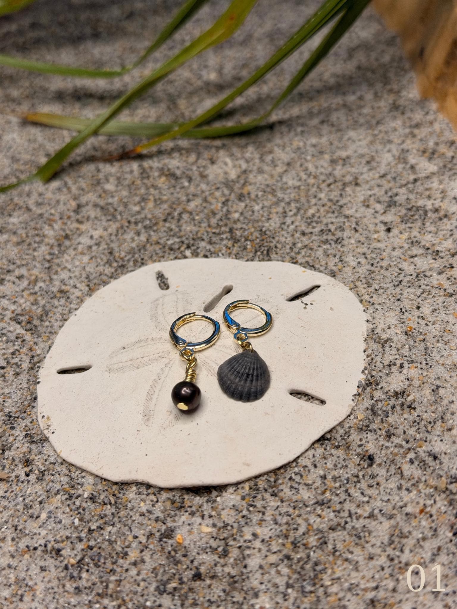 Nami Ocean Muse– Shell, Pearl And Shark Tooth Earrings