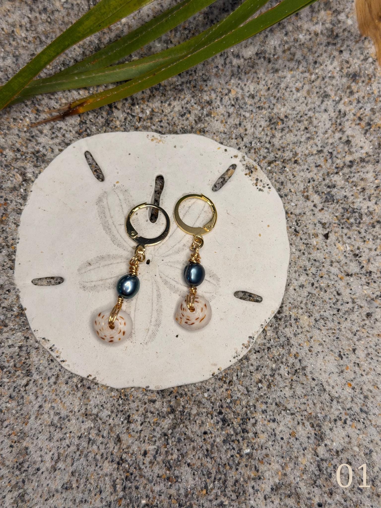 Koa - Puka Shell Earrings - Beachy Coastal Shell Jewelry
