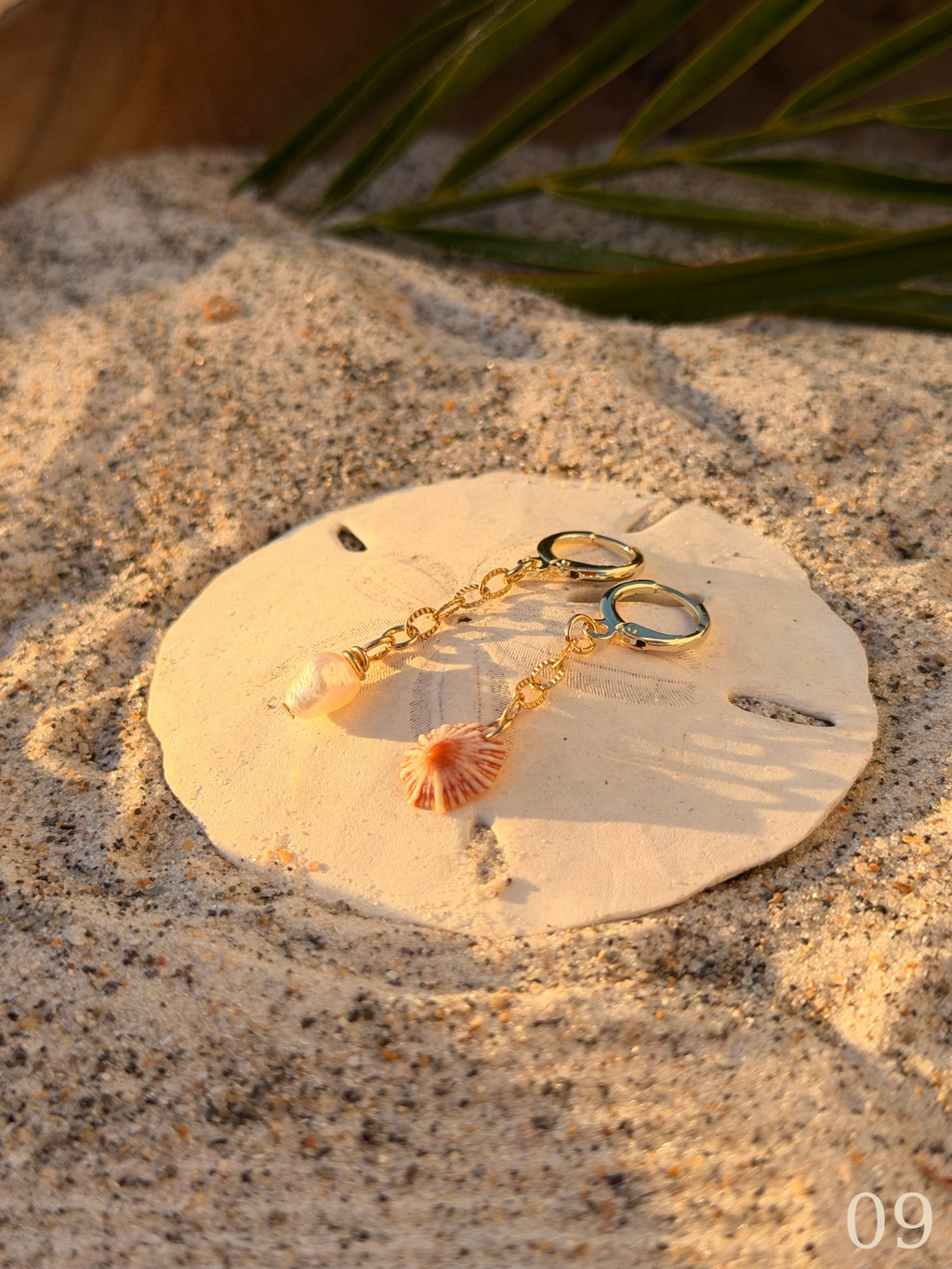 Nami Shoreline Earrings - Coastal Shell & Pearl Beach Jewelry