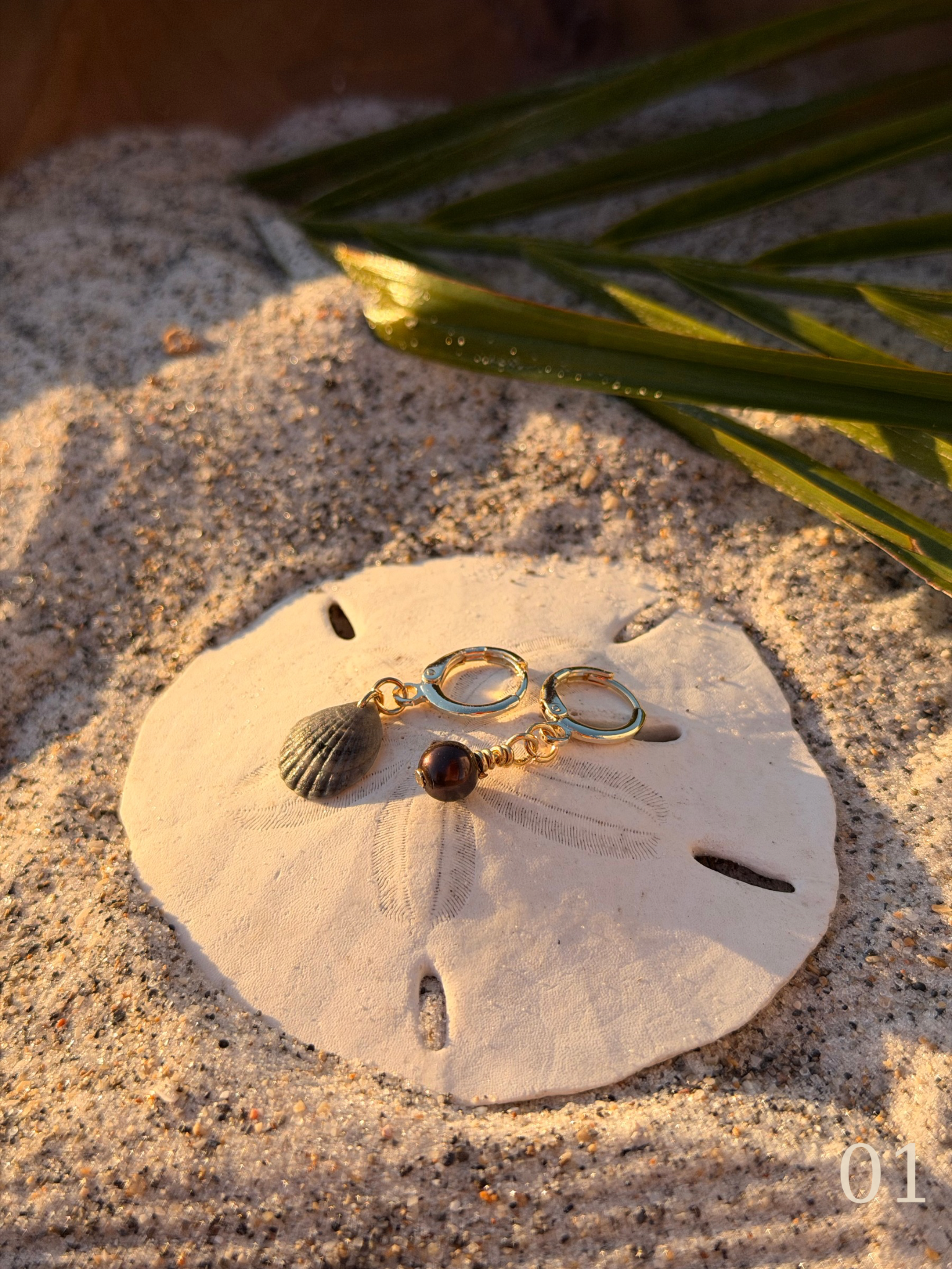 Nami Ocean Muse– Shell, Pearl And Shark Tooth Earrings