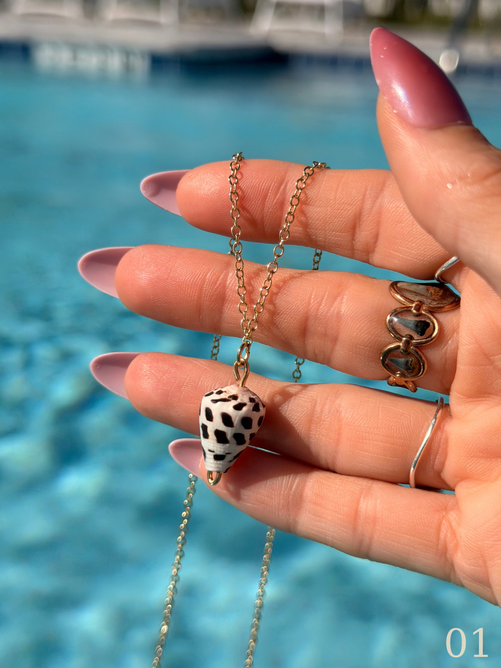 Lani - Cone Shell Necklace –Beachy Coastal Shell Jewelry