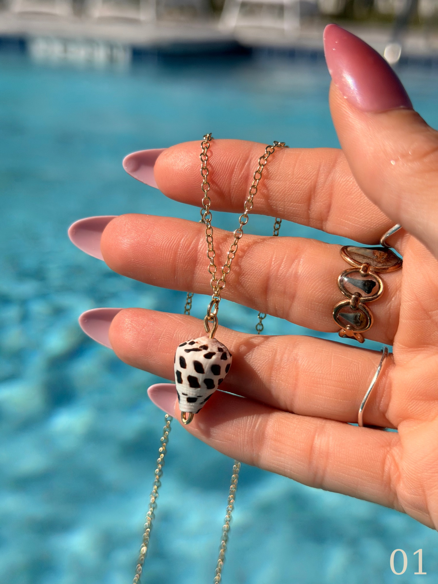 Lani - Cone Shell Necklace –Beachy Coastal Shell Jewelry