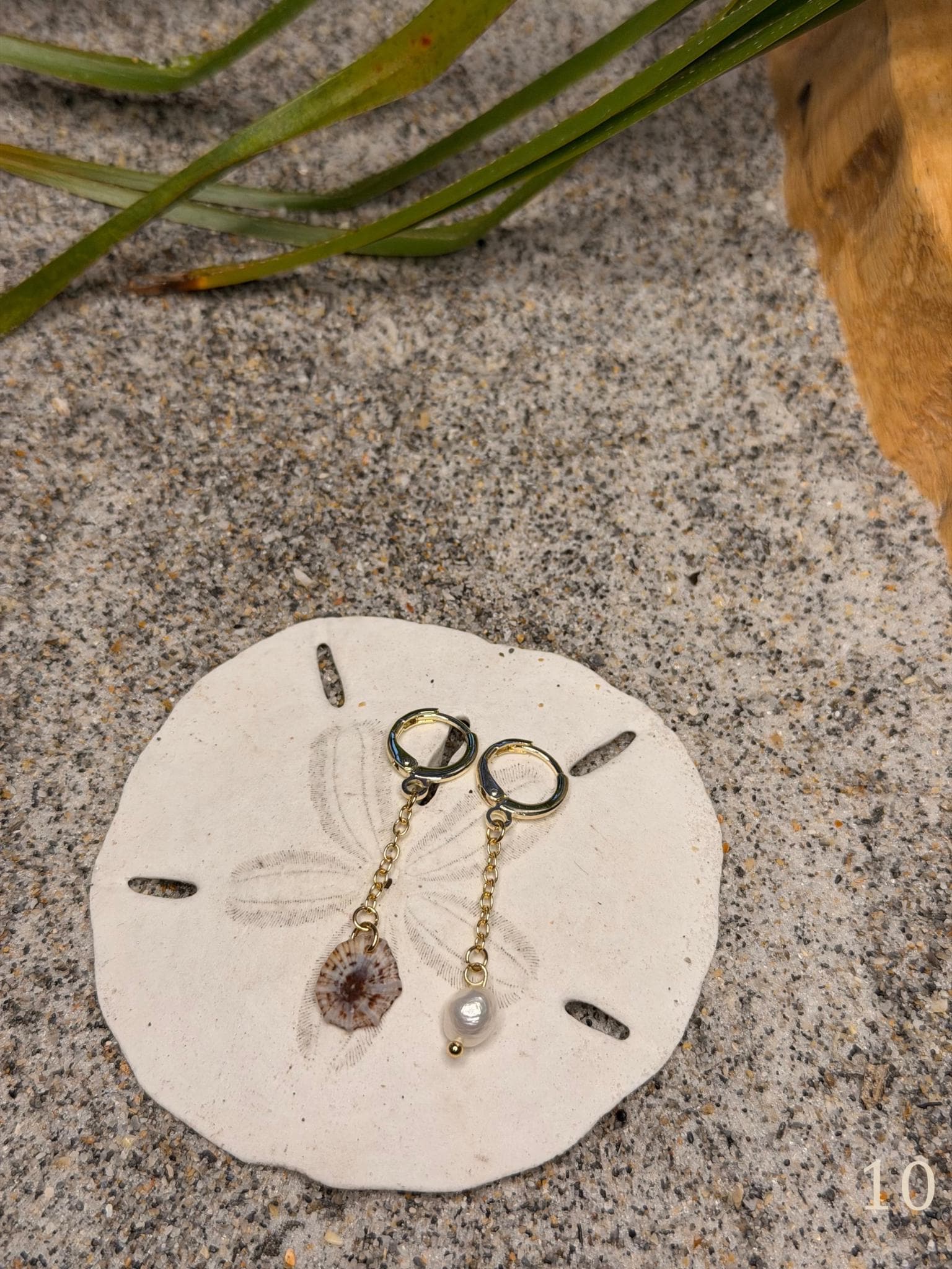 Nami Shoreline Earrings - Coastal Shell & Pearl Beach Jewelry