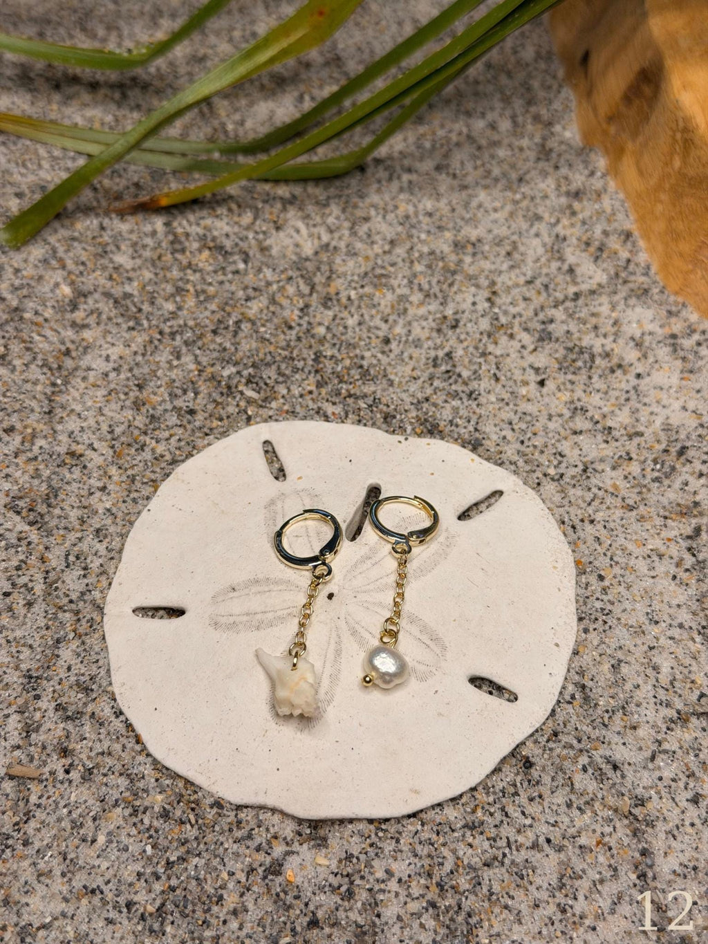 Nami Shoreline Earrings - Coastal Shell & Pearl Beach Jewelry