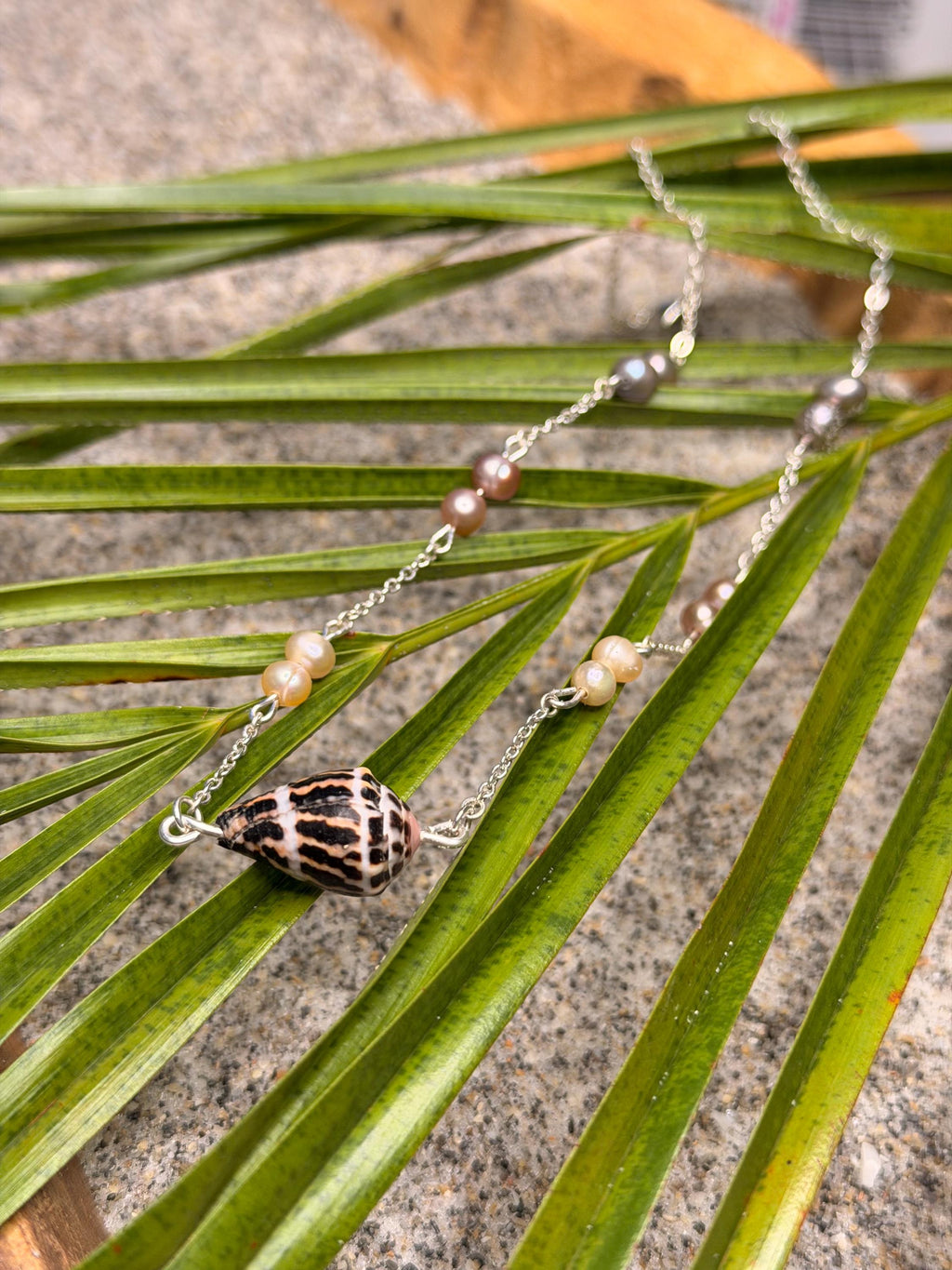 Lila - Pearl Necklace - Ocean Statement Jewelry
