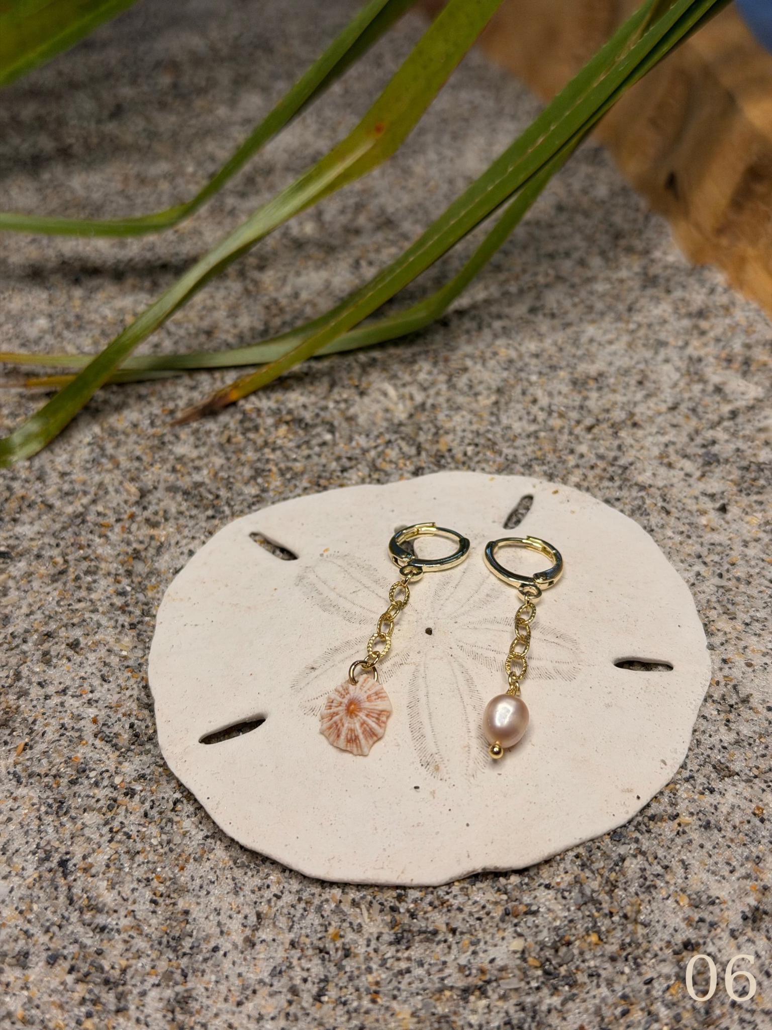 Nami Earrings – Minimal Coastal Ocean Dainty Hoops