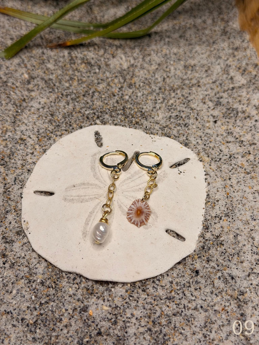 Nami Shoreline Earrings - Coastal Shell & Pearl Beach Jewelry