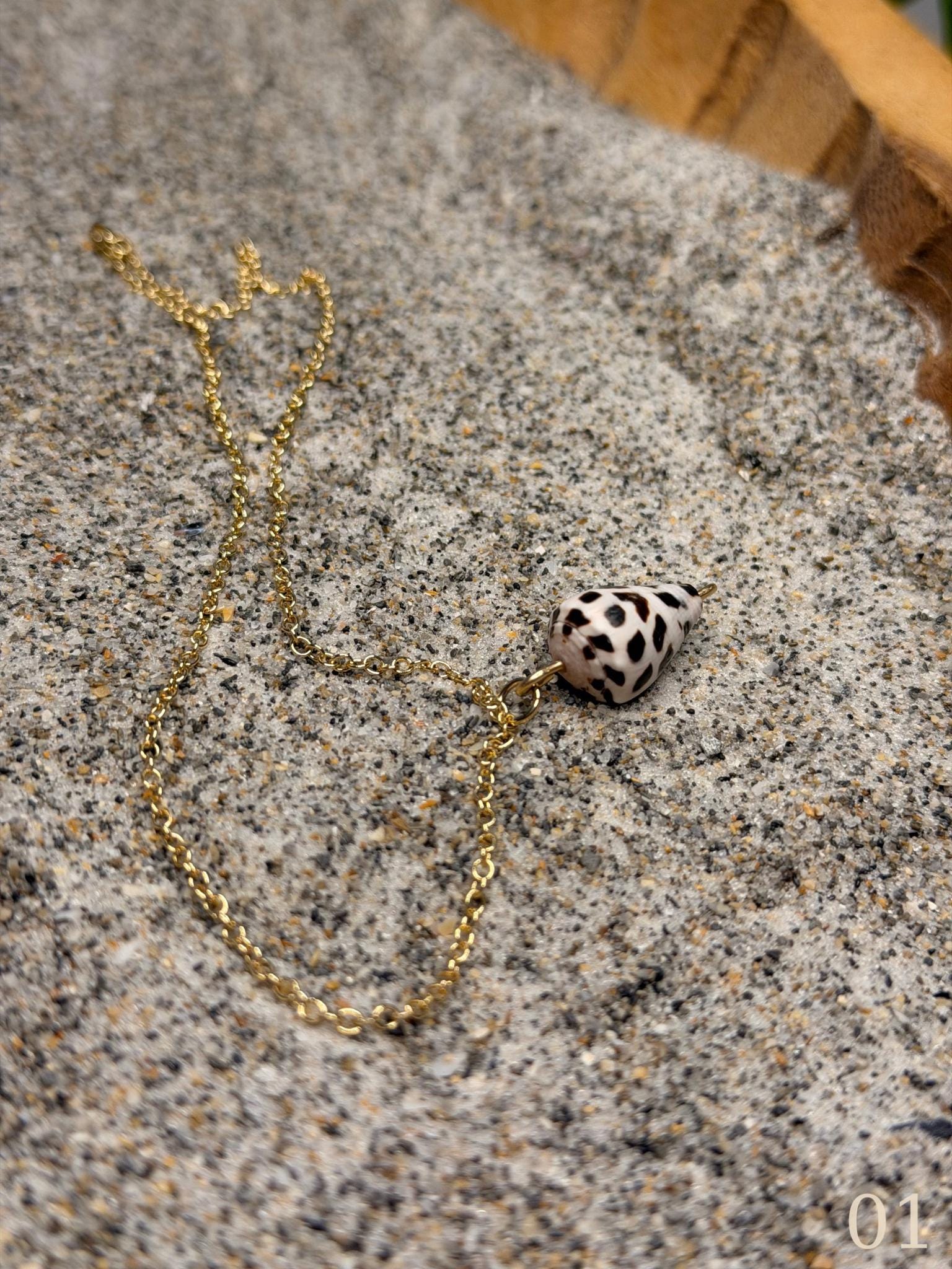 Lani - Cone Shell Necklace –Beachy Coastal Shell Jewelry